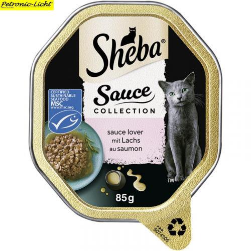 22 x Sheba Schale Sauce Collection Sauce Lover Lachs 85g