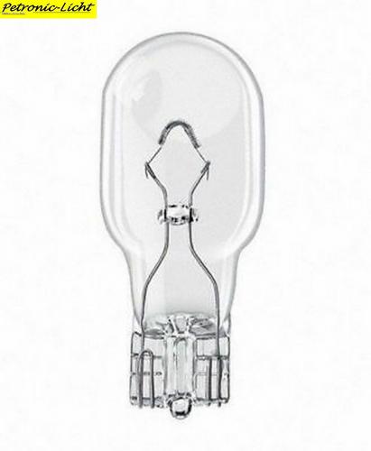 Glassockelbirne Glassockel W5W W10W WY5W W16W W3W W2,1x9,5d 12 Volt - Technologie: Glühbirne groß - Stromstärke: 16 Watt