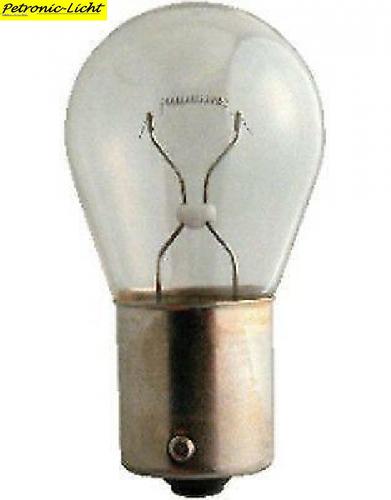 Anzeigenlampe-Birne 24V 15W  (Sockel:BA15s); von NARVA(17421) Stopplampe P22