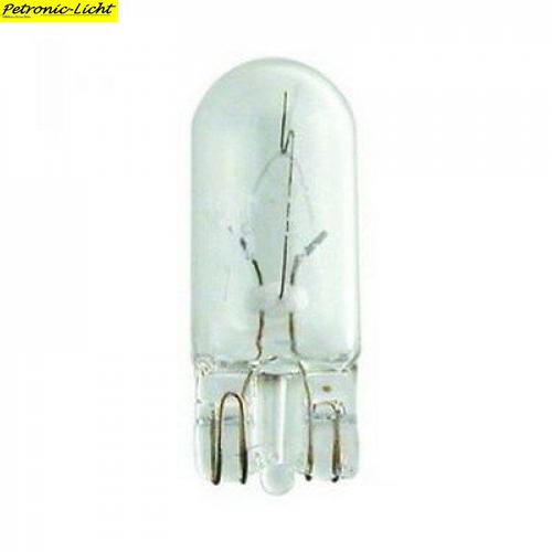Glassockel-Birne W2W 24V 2W (Sockel:W2,1x9,5d) T10 (17069)