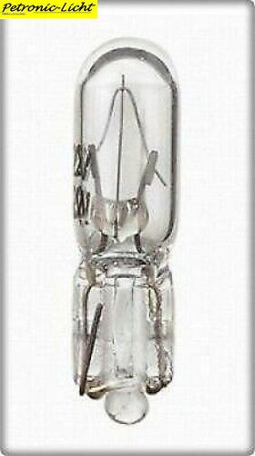 Glassockel-Birne W2,3W 12V 2,3W (Sockel:W2x4,6d); von NARVA(17073) Anzeigenlampe