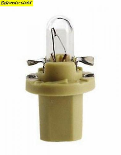 Kunststoffsockel-Birne BAX B8,5d 12V 1,5W; von NARVA(17049) Anzeigenlampe