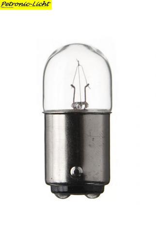 Kugellampe-Birnen 6V 15W (Sockel:BA15d); von Spahn